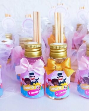 Aromatizador Mundo Bita Personalizado com saquinho organza