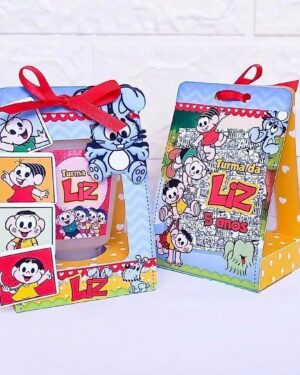 Álcool em gel Turma da Mônica personalizado Bisnaga