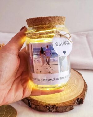 Potinho com Luz Personalizado