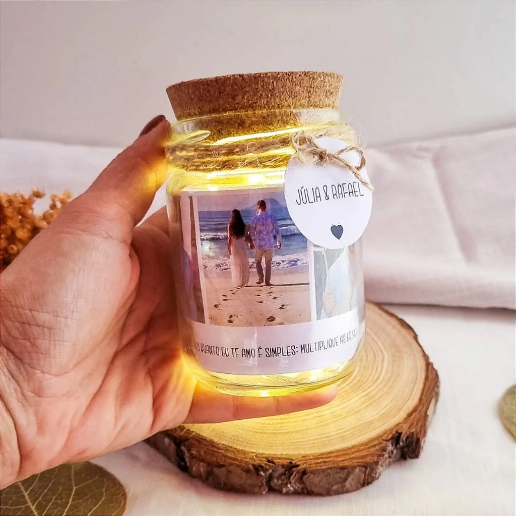 Potinho com Luz Personalizado