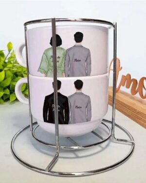 Torre de Xícaras Personalizadas