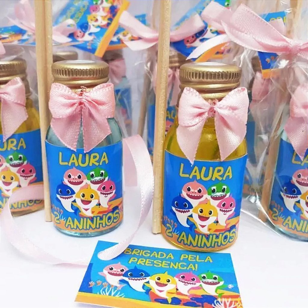 Mini Aromatizador Personalizado Baby Shark