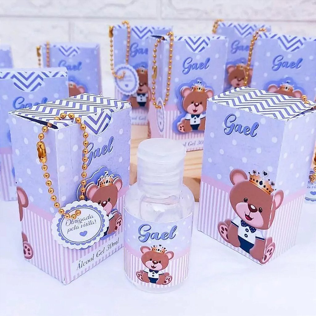 Álcool em gel Personalizado com caixinha