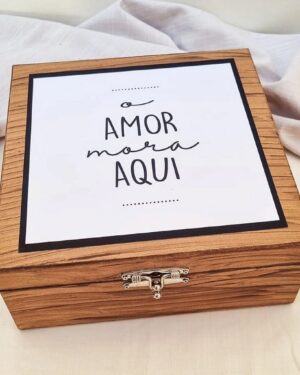 Caixa Presente Varal 6 Fotos Personalizada