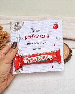 Card chocolate prestígio