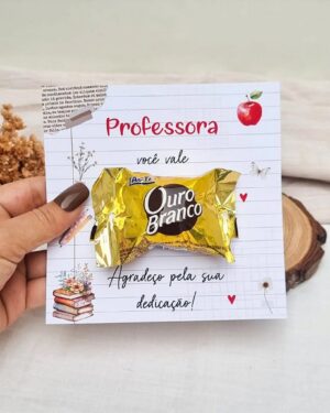 Card Ouro Branco Dia dos Professores