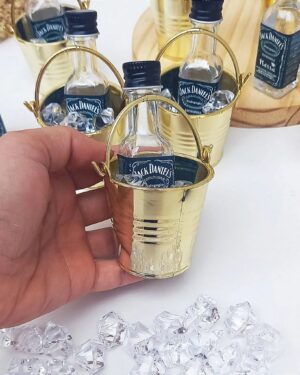 Miniatura Whisky Jack Personalizado com baldinho