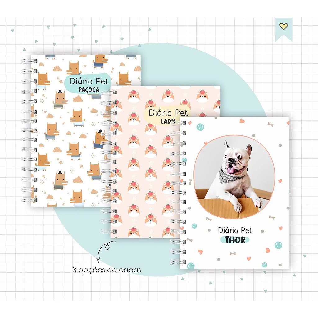 Caderneta Pet Personalizada