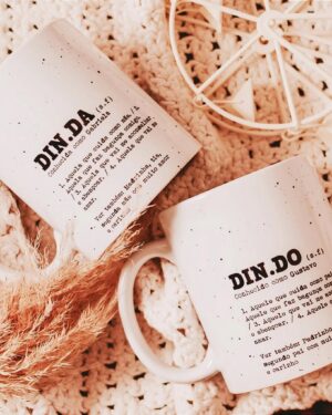 Par Caneca Dindos Personalizada