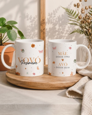 Caneca Avós Personalizada Data