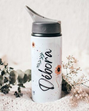 Garrafa Squeeze Personalizada Alumínio Academia 600ml