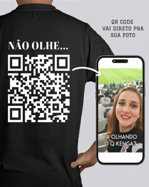 Camiseta Qr Code Namorados