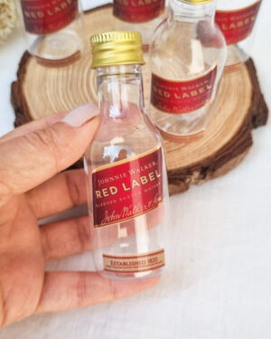 Miniatura Whisky Red Label Personalizada PET