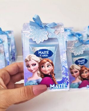 Álcool em gel Frozen personalizado bisnaga